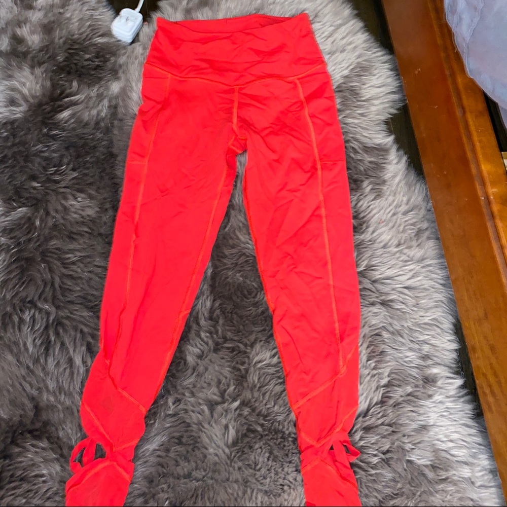 Victoria secrets red leggings